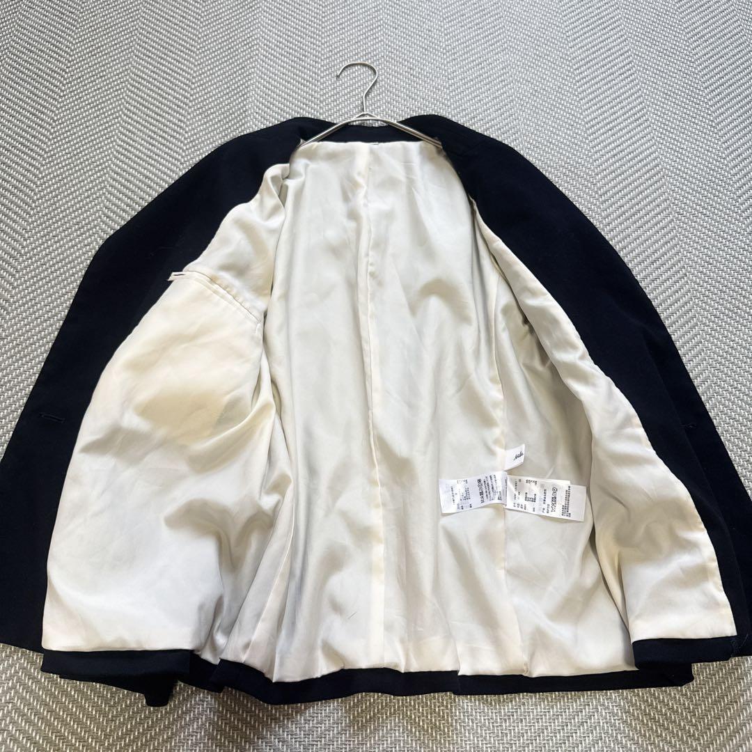 極美品 Mila Owen 金ボタン ダブルブレザーコンパクトジャケット 紺ブレ