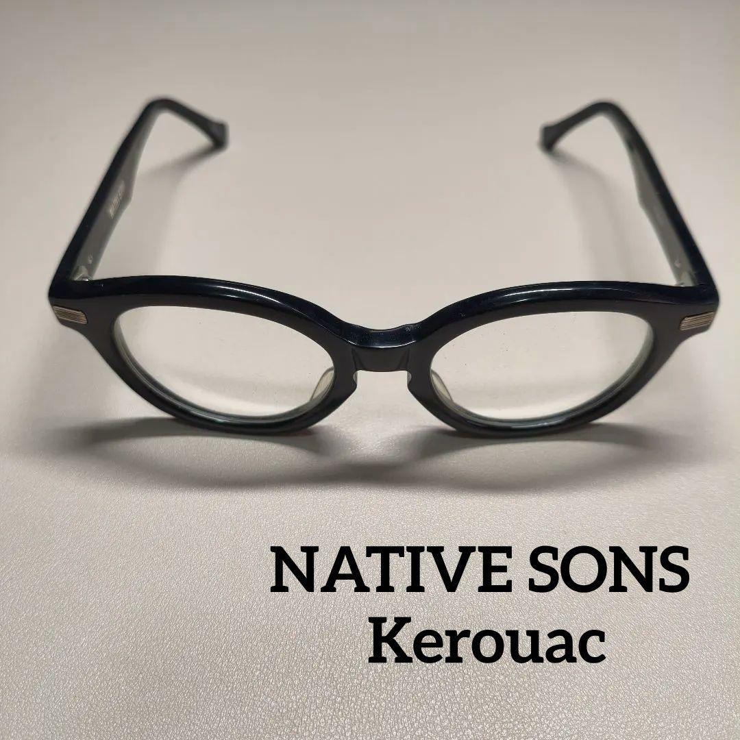 NATIVE SONS Kerouac ネイビー　メガネ　サングラス