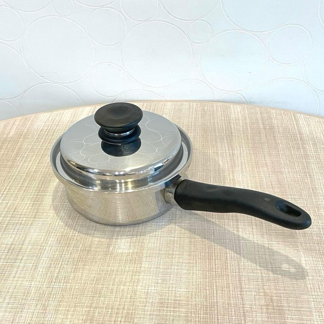 【美品】Amway Queen ソースパン ステンレス鍋 3点セット 蓋付き