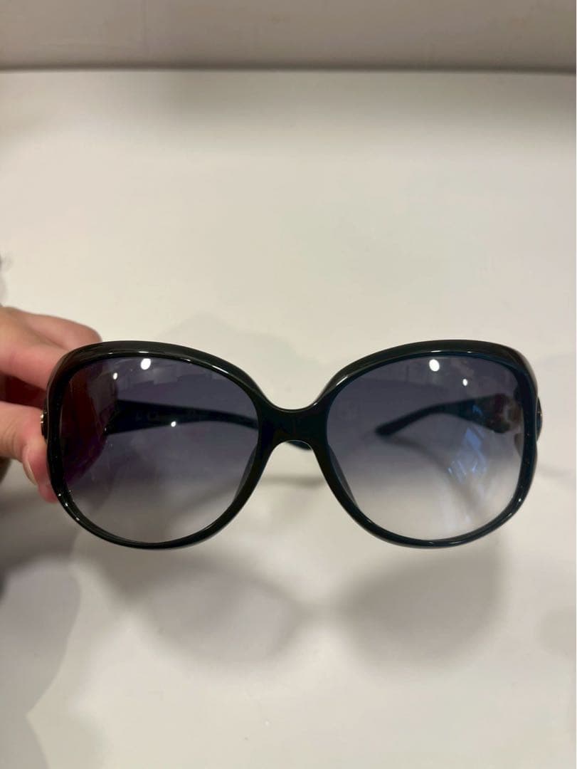 【極美品】Dior Lady 1FS サングラス ブラック　浜崎あゆみ愛用