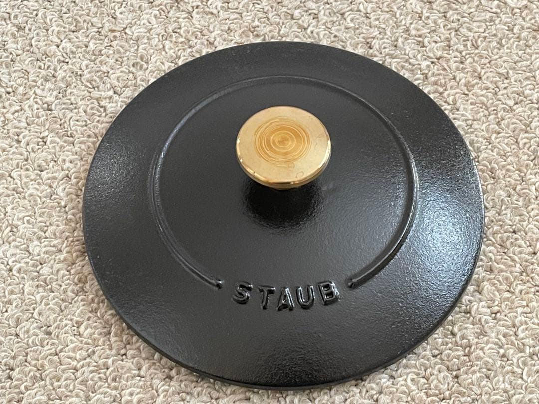 美品シリアル有　staub ストウブ　ココット de GOHAN 16cm M