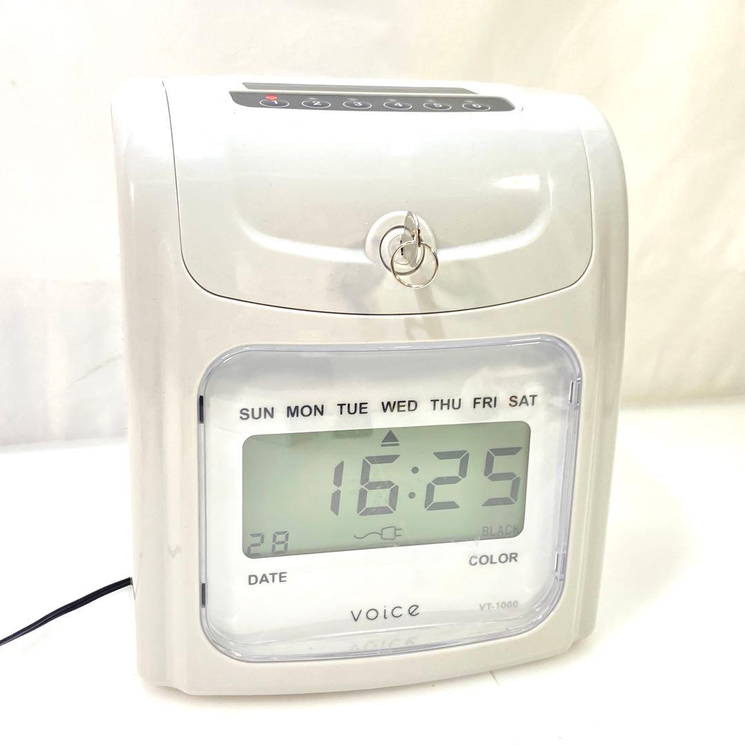 ◎ VOICE シンプルモデル タイムレコーダー VT-1000