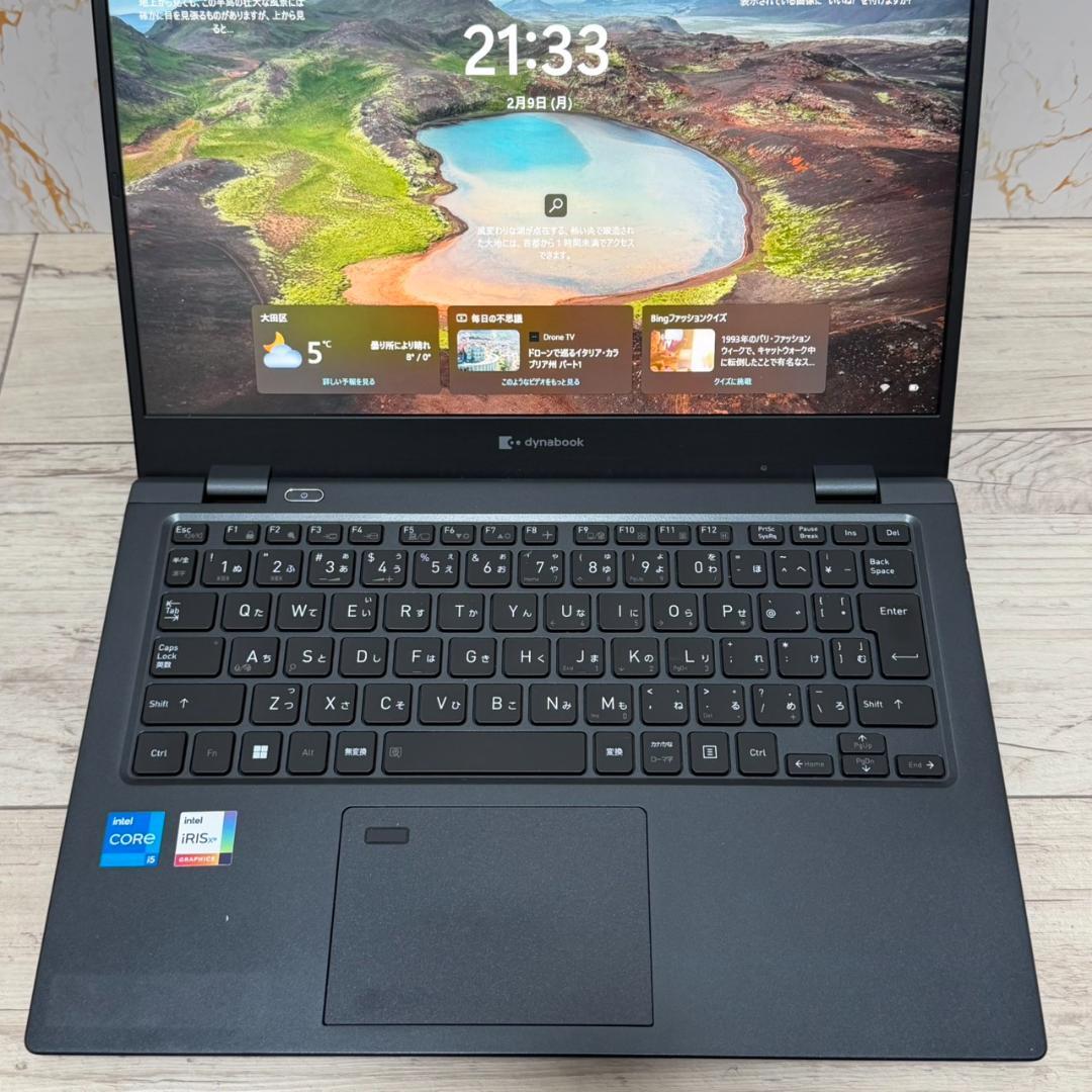 【第11世代i5＆16GB】超軽量＆薄型！G83/HU Dynabook カメラ