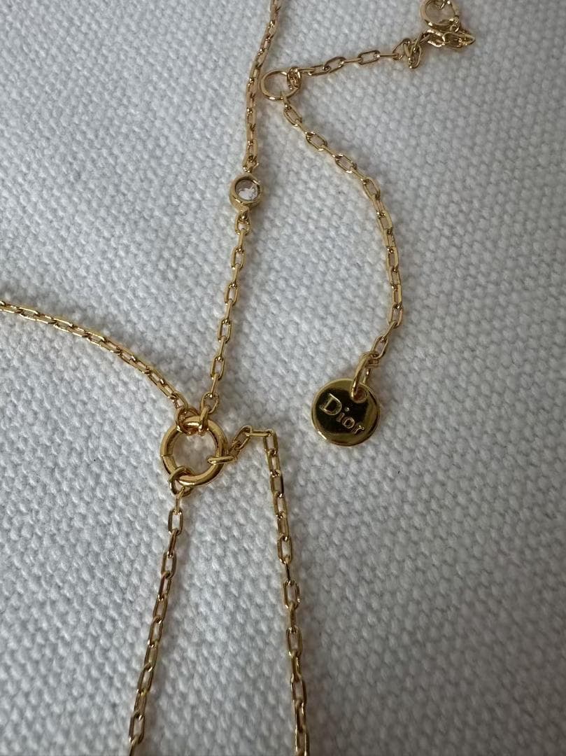 Dior ネックレス ゴールド パール スター チャーム
