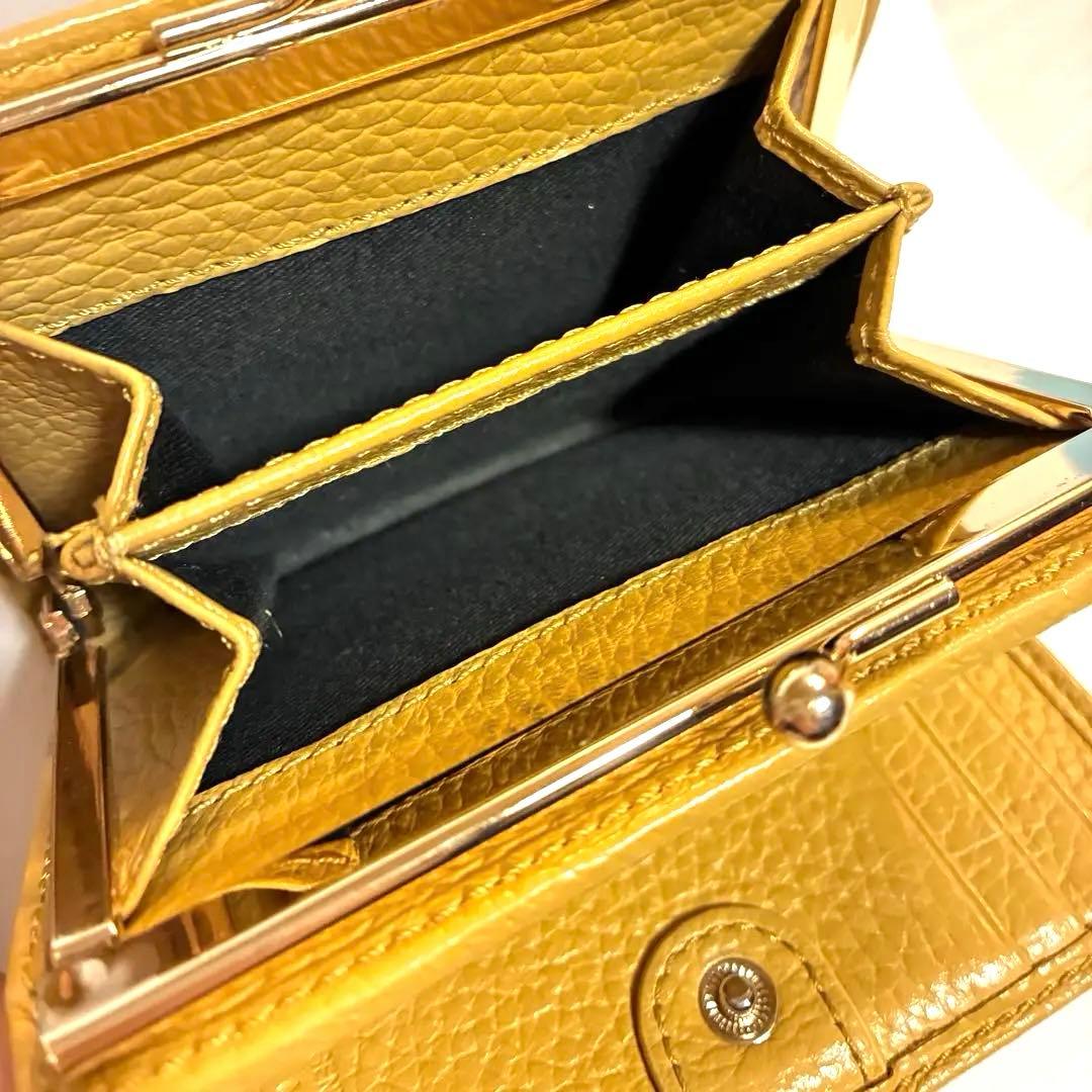 【オーブ美品】Vivienne Westwood 二つ折り財布 イエロー