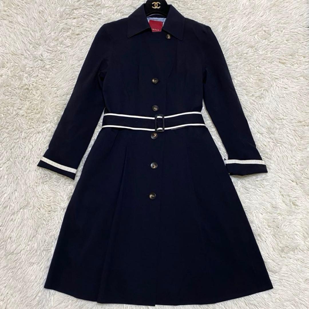 【美品✨】AMACA GORE-TEX ナイロン トレンチコート ベルト38
