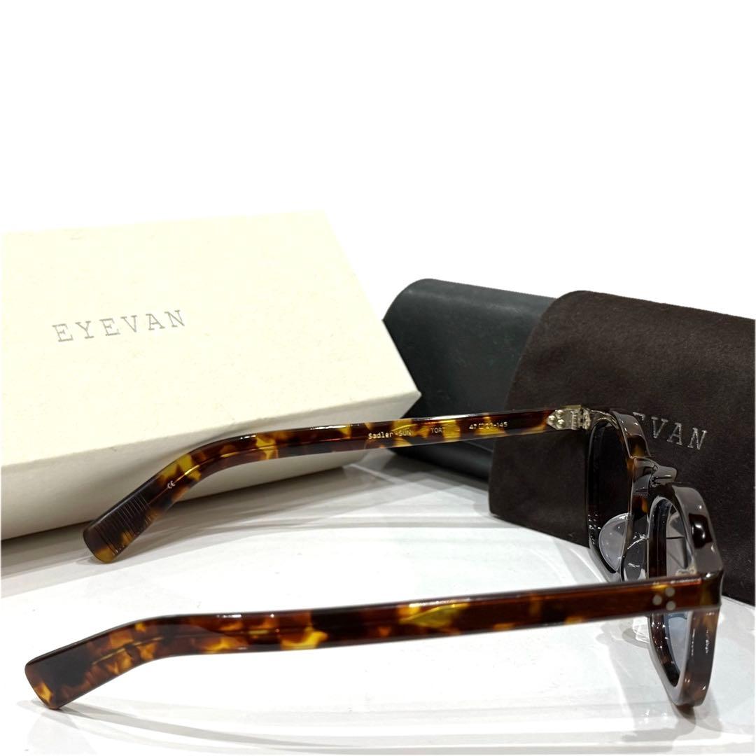 【極美品】正規品 EYEVAN Sadle-Sun 47 純正ブルーレンズ