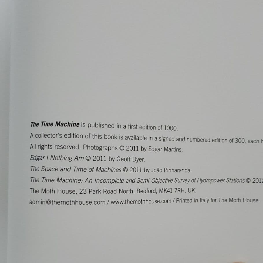 EDGER MARTINS THE TIME MACHINE サイン入り