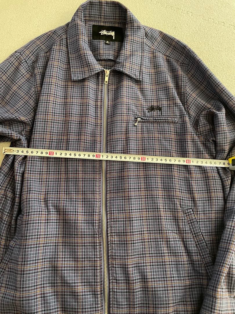 Stussy チェック柄 ジャケット mサイズ