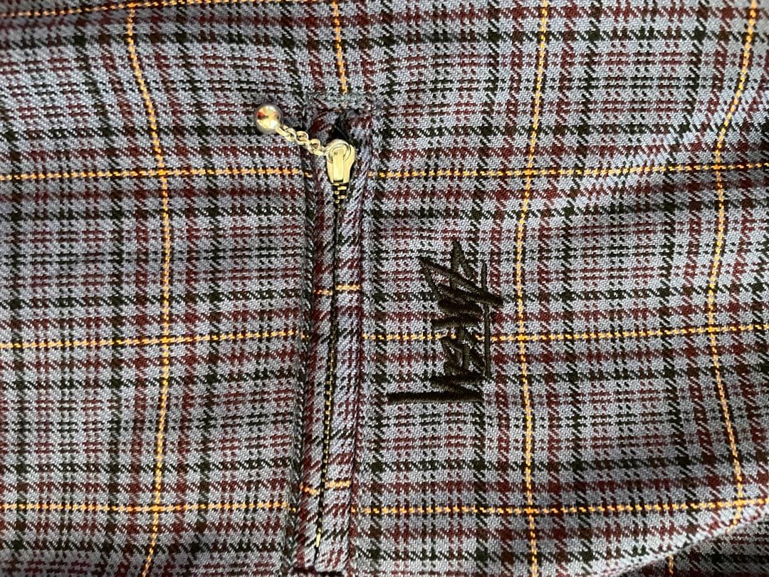 Stussy チェック柄 ジャケット mサイズ