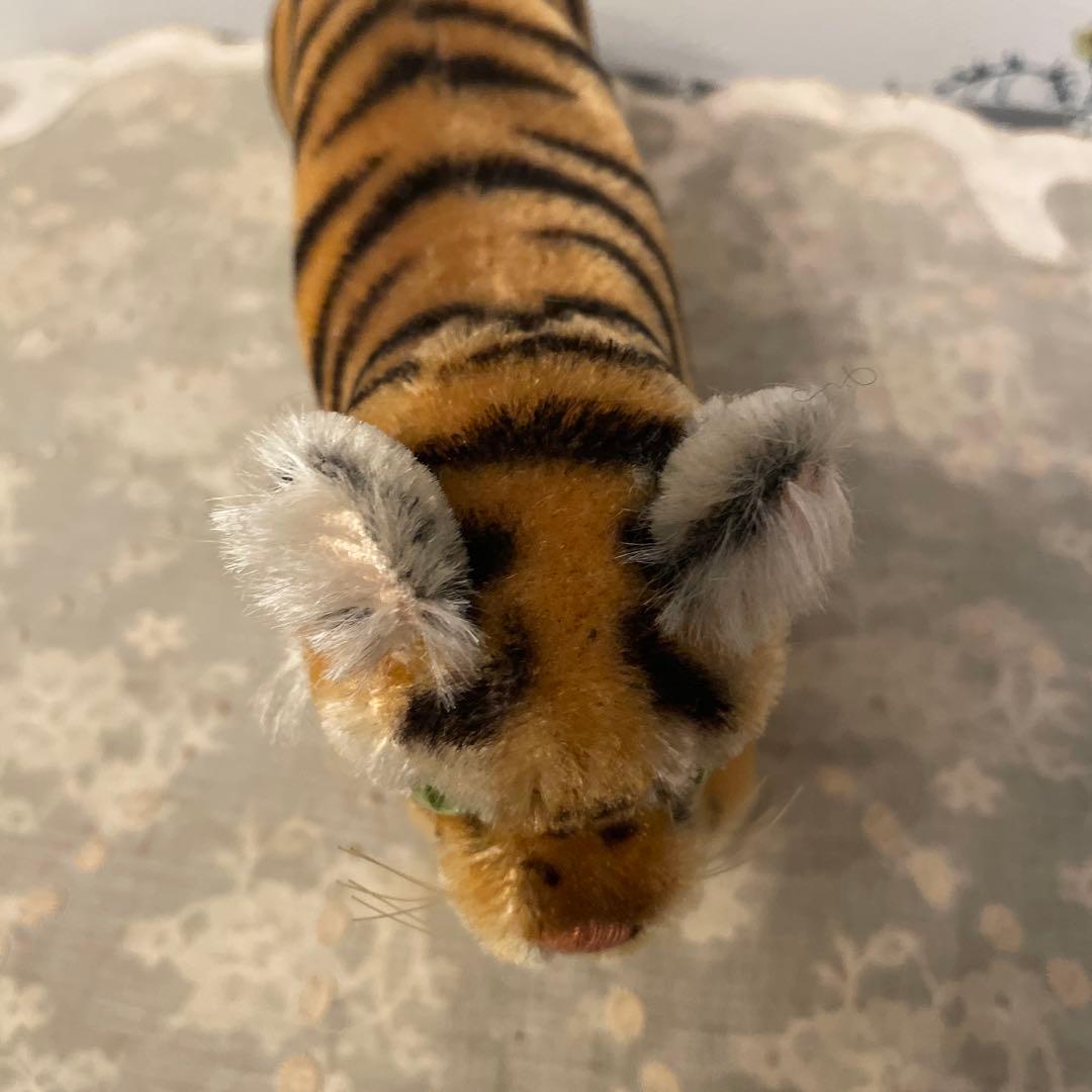 ヴィンテージ シュタイフ　トラ　ぬいぐるみ