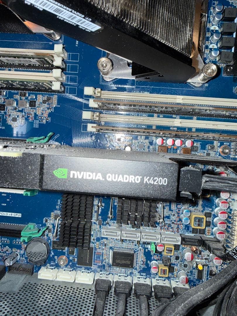 HP z840 メモリ48GB SSD1TB (NVme)XeonE5 2637