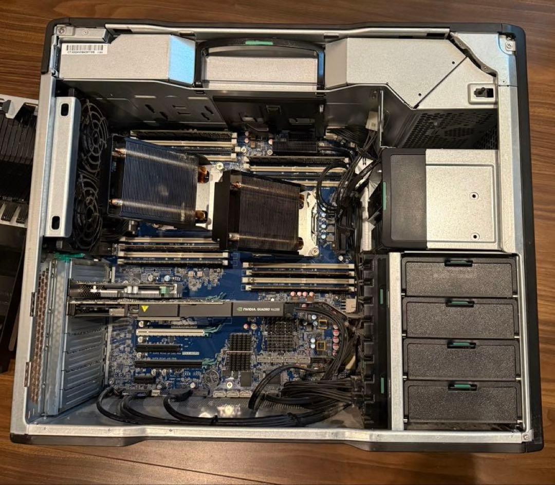 HP z840 メモリ48GB SSD1TB (NVme)XeonE5 2637