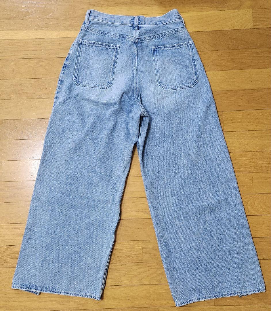 ジャーナルスタンダード 2タックワイドデニム 38 サックスブルー 美品