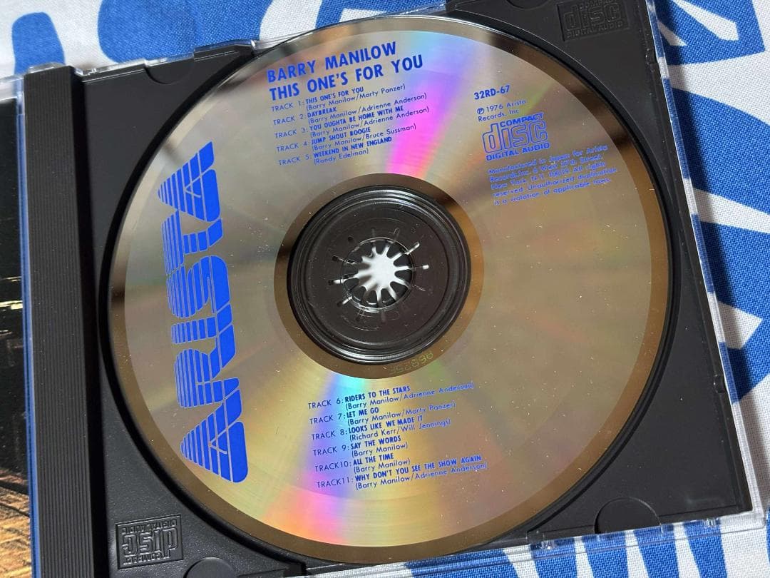 洋楽 Barry Manilow This One's For You CD 32RD