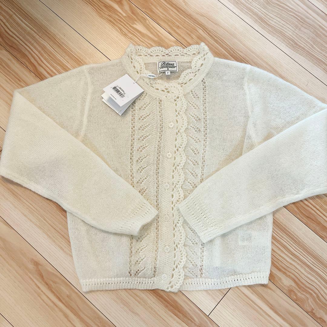 HRK【FOLNUA】Petal Mohair Knit Cardigan