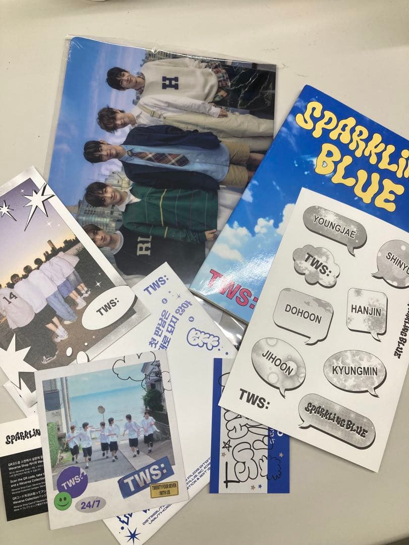 TWS / SPARKLING BLUE 直筆サイン入