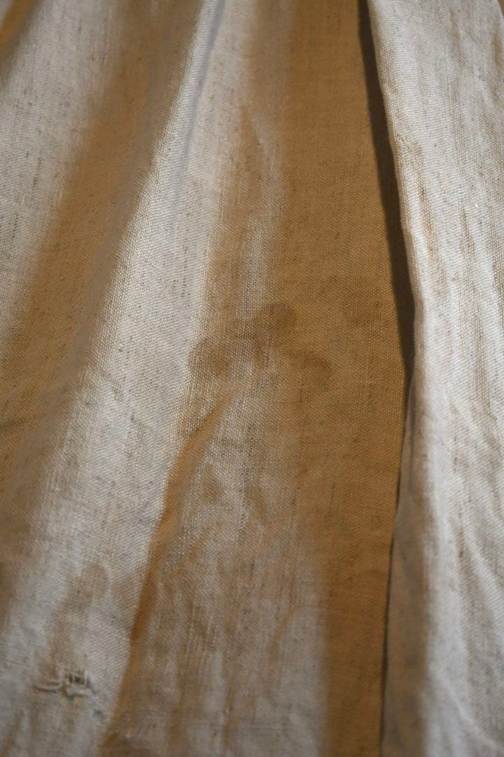 French vintage リネンスモック　1890s 襤褸　klasica