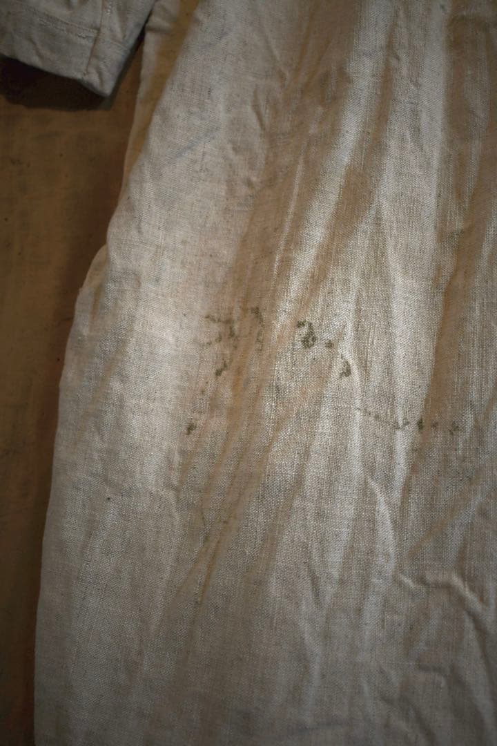 French vintage リネンスモック　1890s 襤褸　klasica