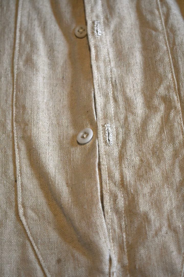 French vintage リネンスモック　1890s 襤褸　klasica