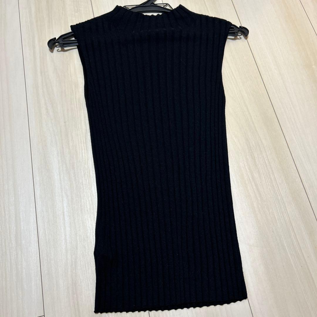 セミシアーリブニットセットアップ