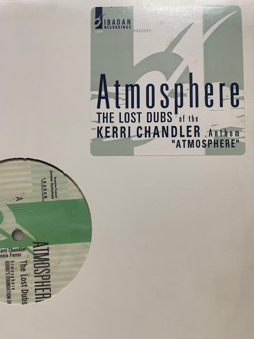 ３枚セットAtmospheric / Kerri Chandler IBADAN