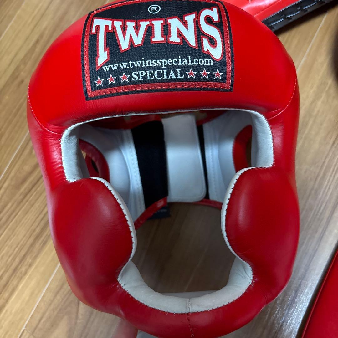 TWINS SPECIAL ヘッドギア レッド Lサイズ