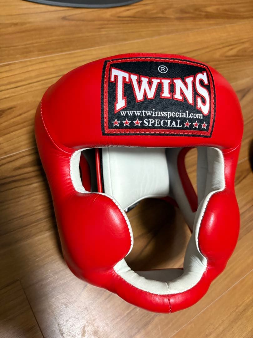 TWINS SPECIAL ヘッドギア レッド Lサイズ