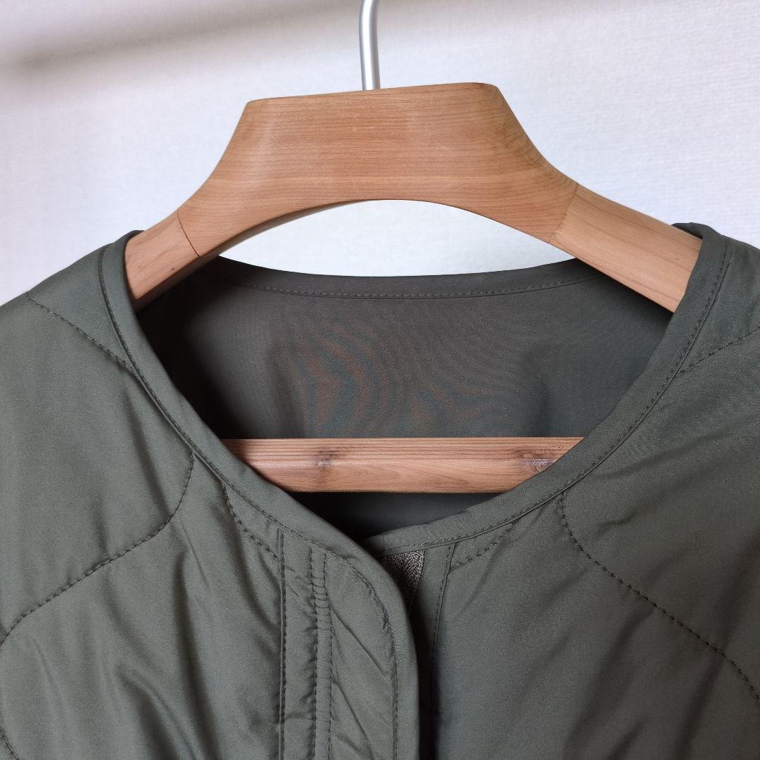 DEUXIEME CLASSE CALUX QUILTED JACKET カーキ