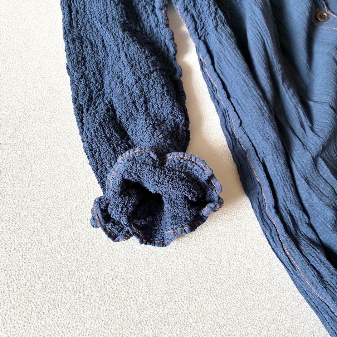 me ISSEY MIYAKE　ワンピース　チュニック　シワ加工　カリフラワー
