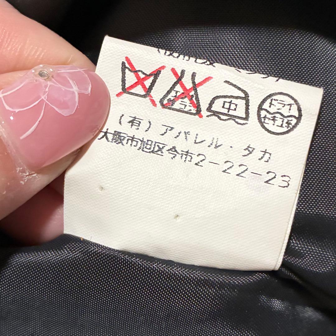 a3301 Camel ロングコート 黒 フリー カシミヤ100% ファー付