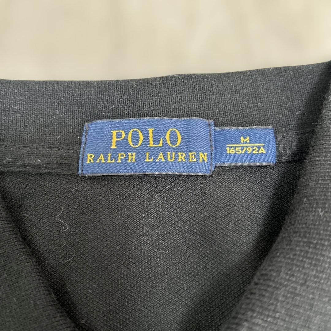 未使用 POLO RALPH LAUREN ブラック ポロシャツ sizeM