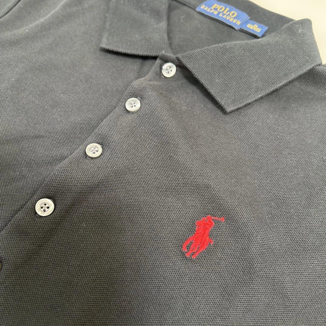 未使用 POLO RALPH LAUREN ブラック ポロシャツ sizeM
