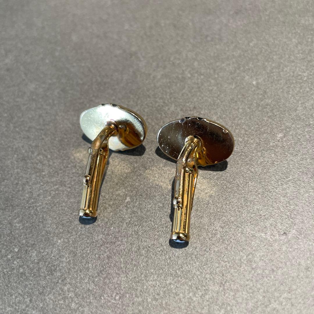Montblanc ゴールド ブラック カフリンクス