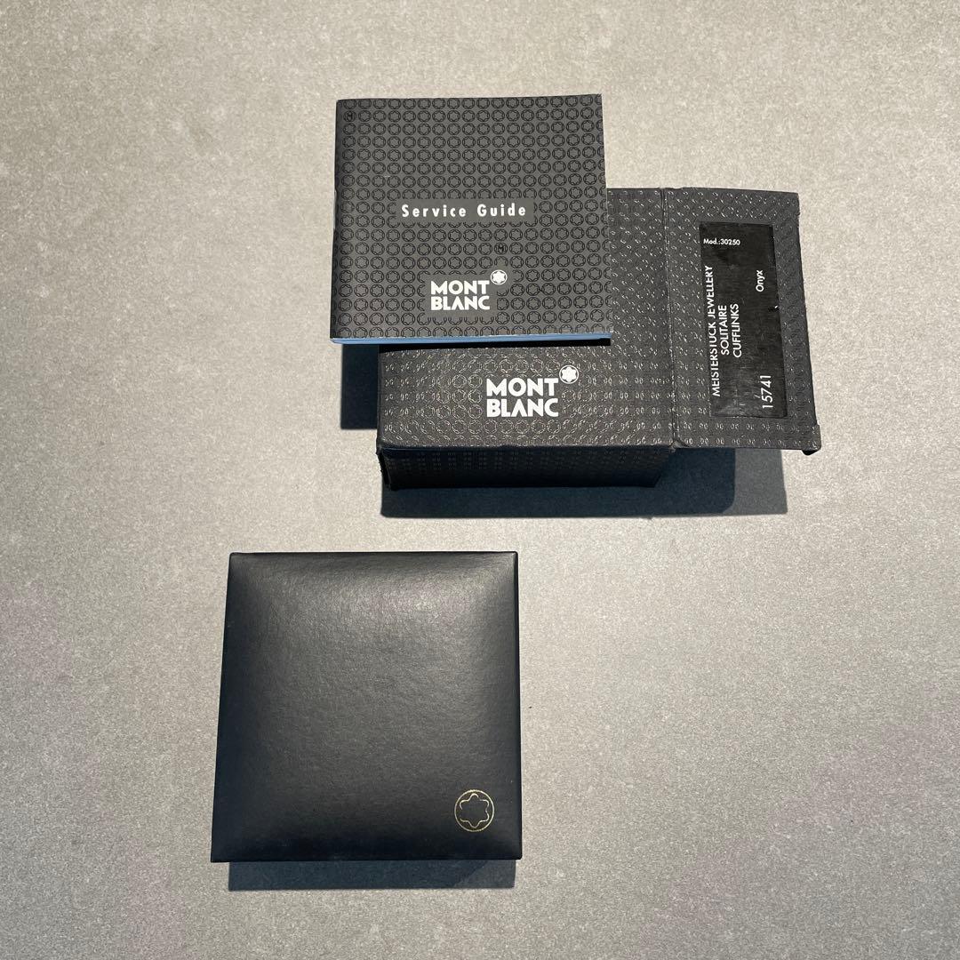 Montblanc ゴールド ブラック カフリンクス