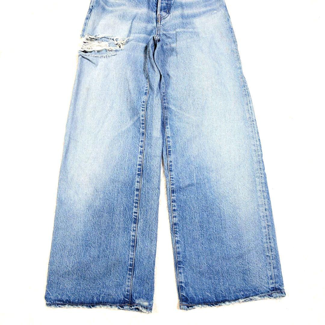 MIDRISE BAGGY 2024年 クラッシュ加工 マウジー W23 日本製