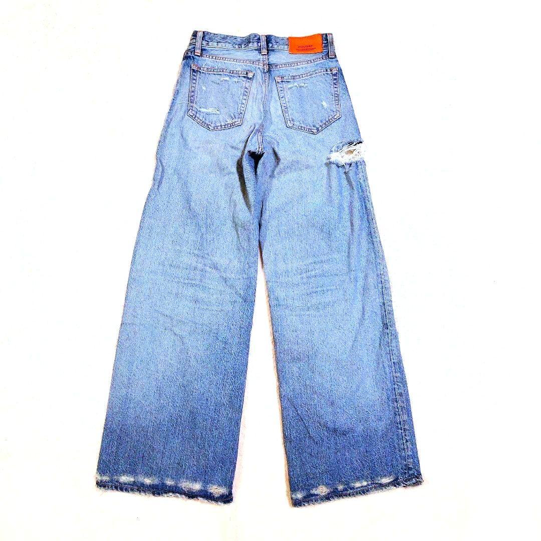 MIDRISE BAGGY 2024年 クラッシュ加工 マウジー W23 日本製