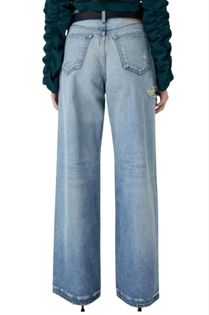 MIDRISE BAGGY 2024年 クラッシュ加工 マウジー W23 日本製