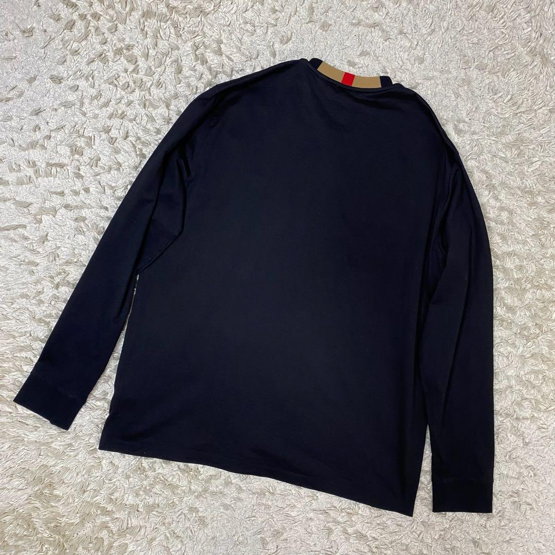バーバリー　長袖Tシャツ　ロンT ブラック　M