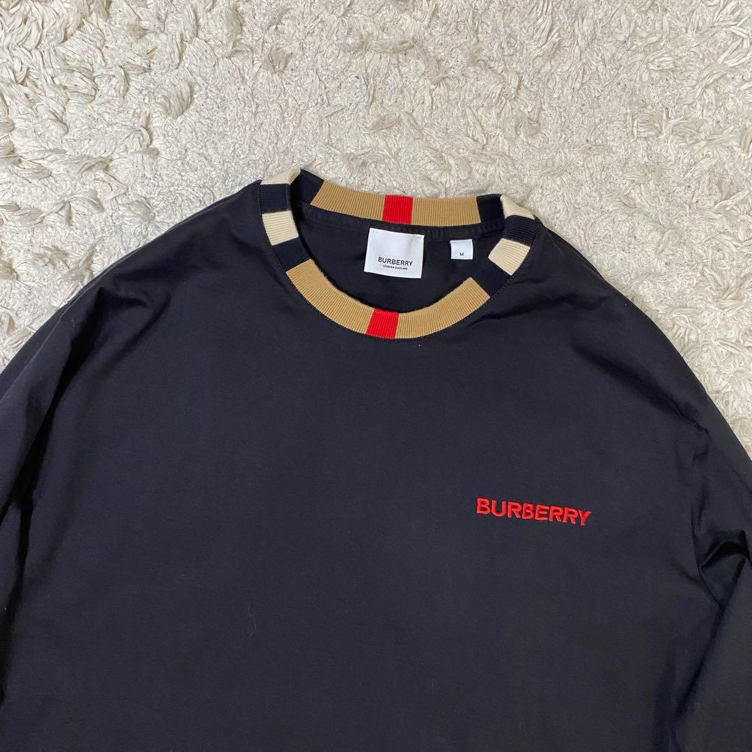 バーバリー　長袖Tシャツ　ロンT ブラック　M