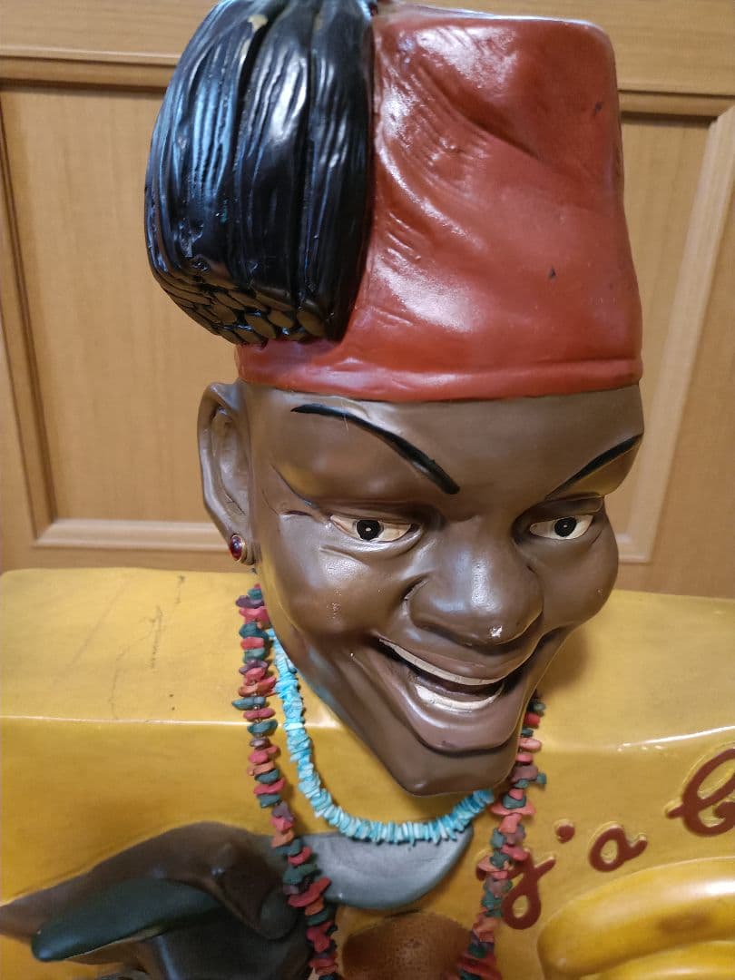 バナナ　フィギュア　立体装飾品　BANANIA 広告フィギュア オブジェ　樹脂製