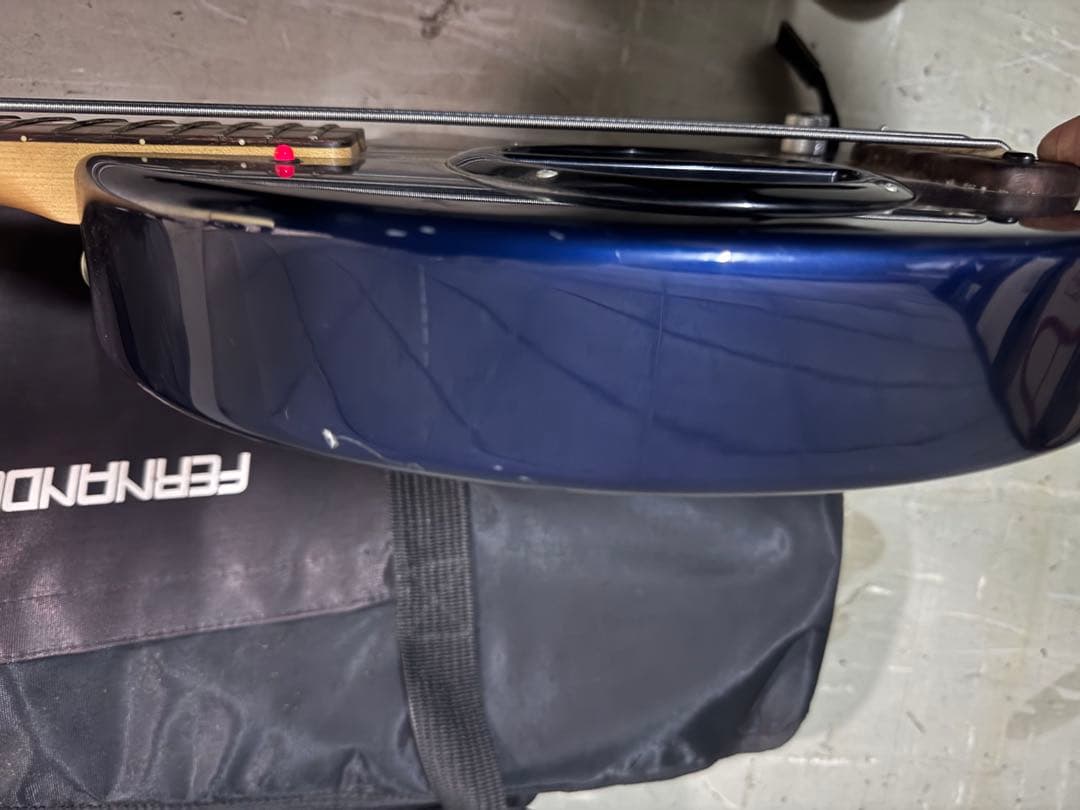 FERNANDES ZO-3エレキベース 青 ケース付き