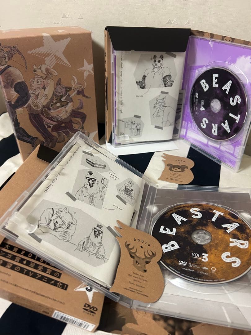 《3月限定》 BEASTARS 1期2期DVD フィギュア　初回限定版セット