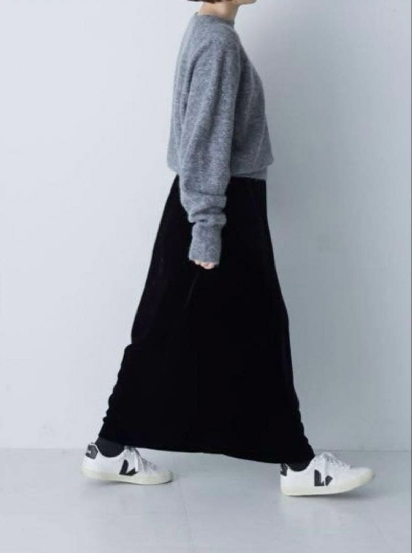 美品　今期　かぐれ　レーヨンシルクベルベットスカート　卒業式　入学式