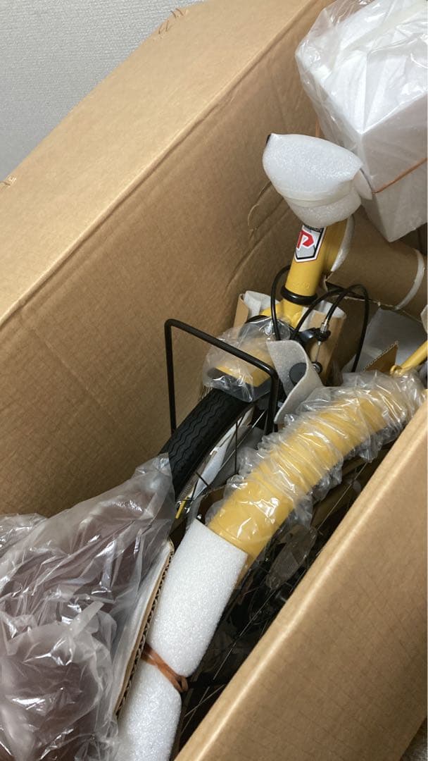 モノックス 折りたたみ自転車 イエロー