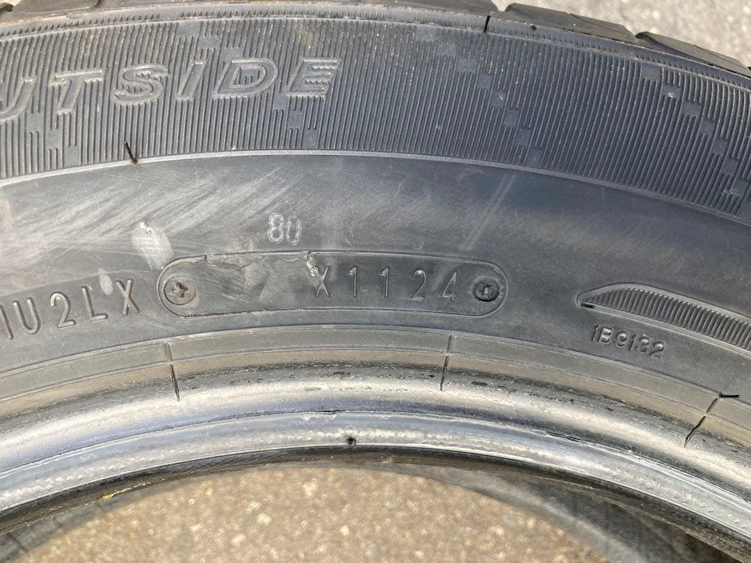 DUNLOP 185/65R15 25年製＋24年製 夏タイヤ【南-152 ①】