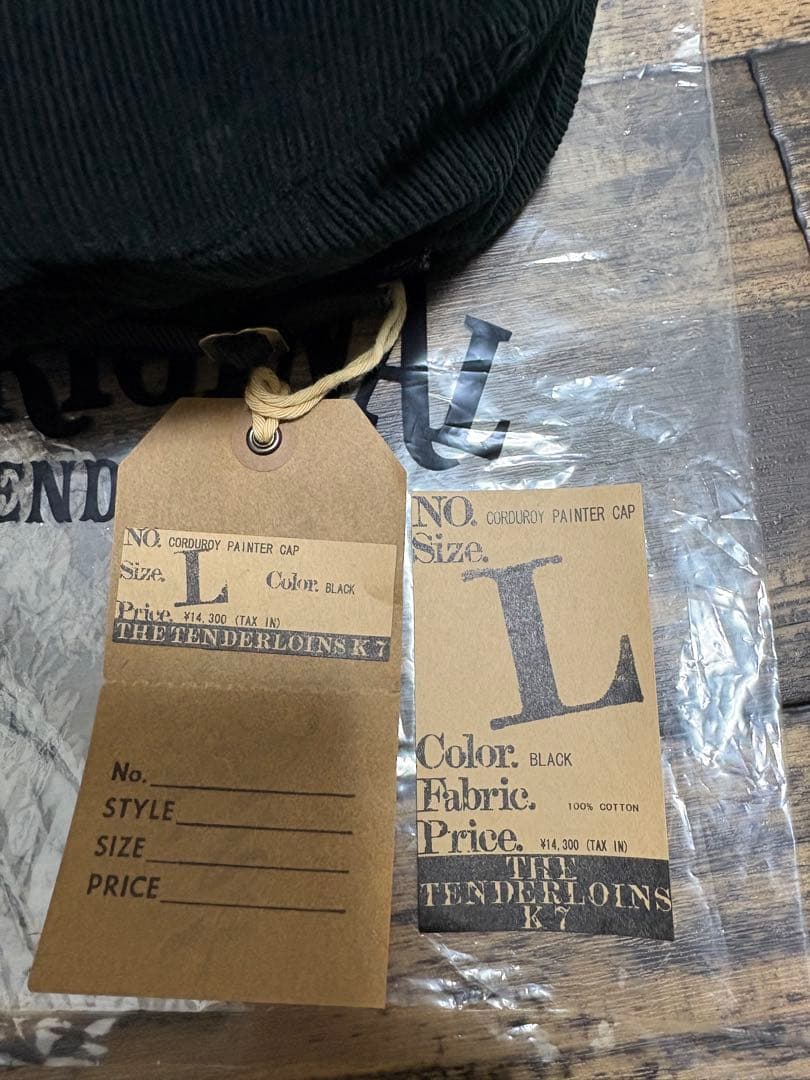 帽子 TENDERLOIN CORDUROY PAINTER CAP