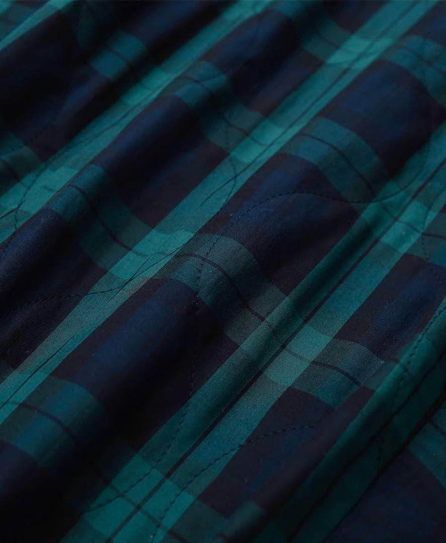 スカート unfolk #-51 EX. Quilting check skirt