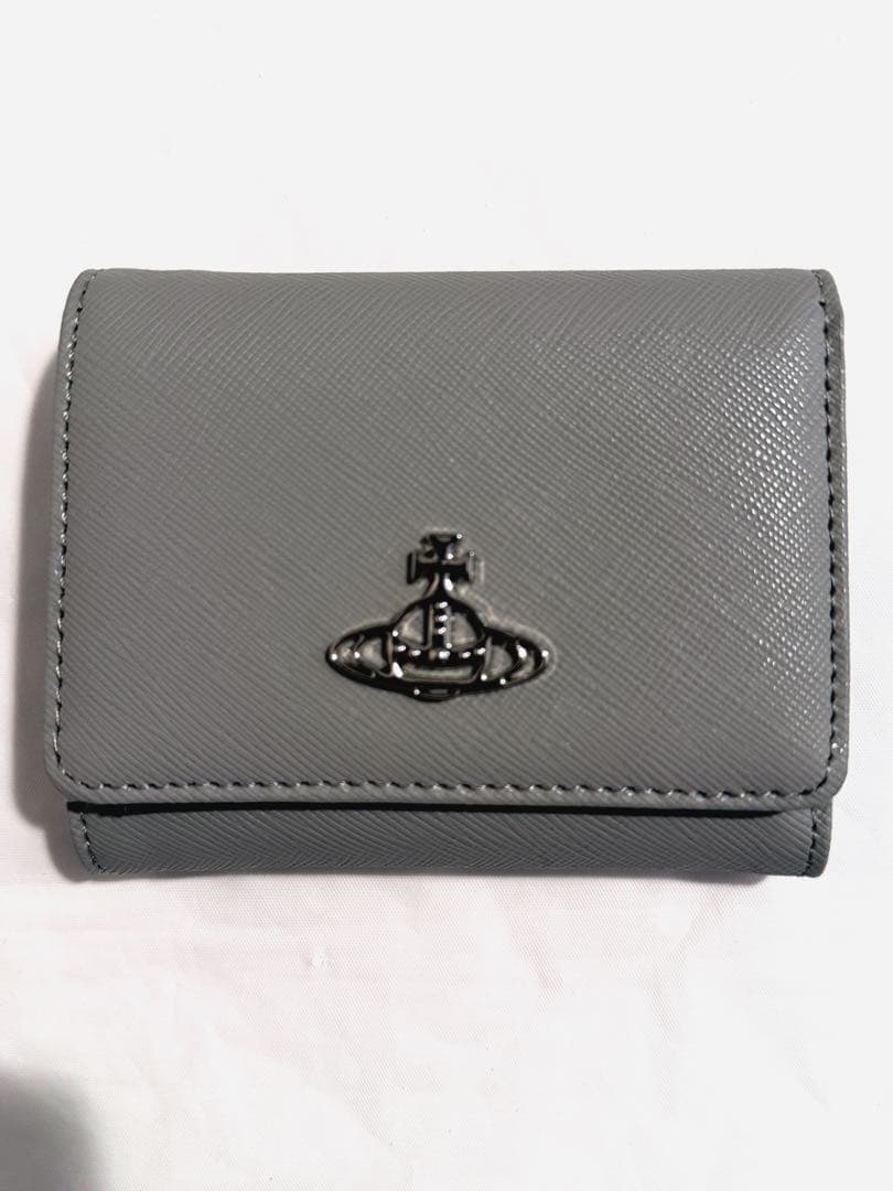 【新品未使用】Vivienne Westwood 三つ折り財布 グレー 大人気