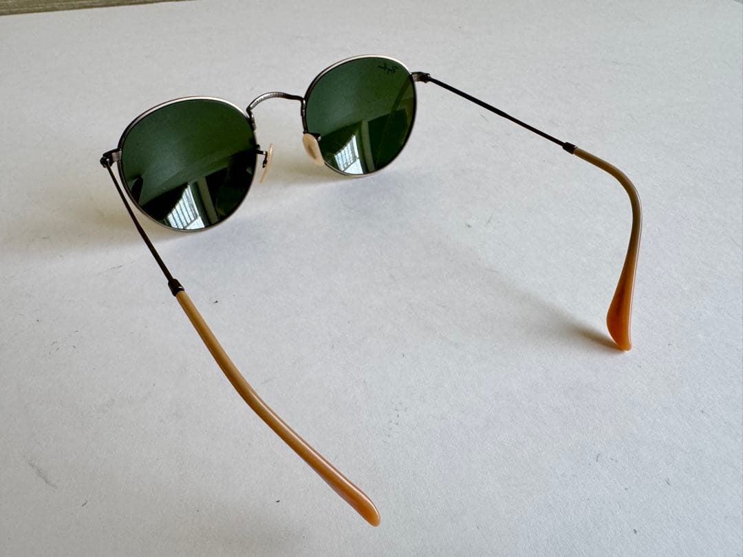 Ray-Ban サングラス RB3447 ラウンドメタル　パープル
